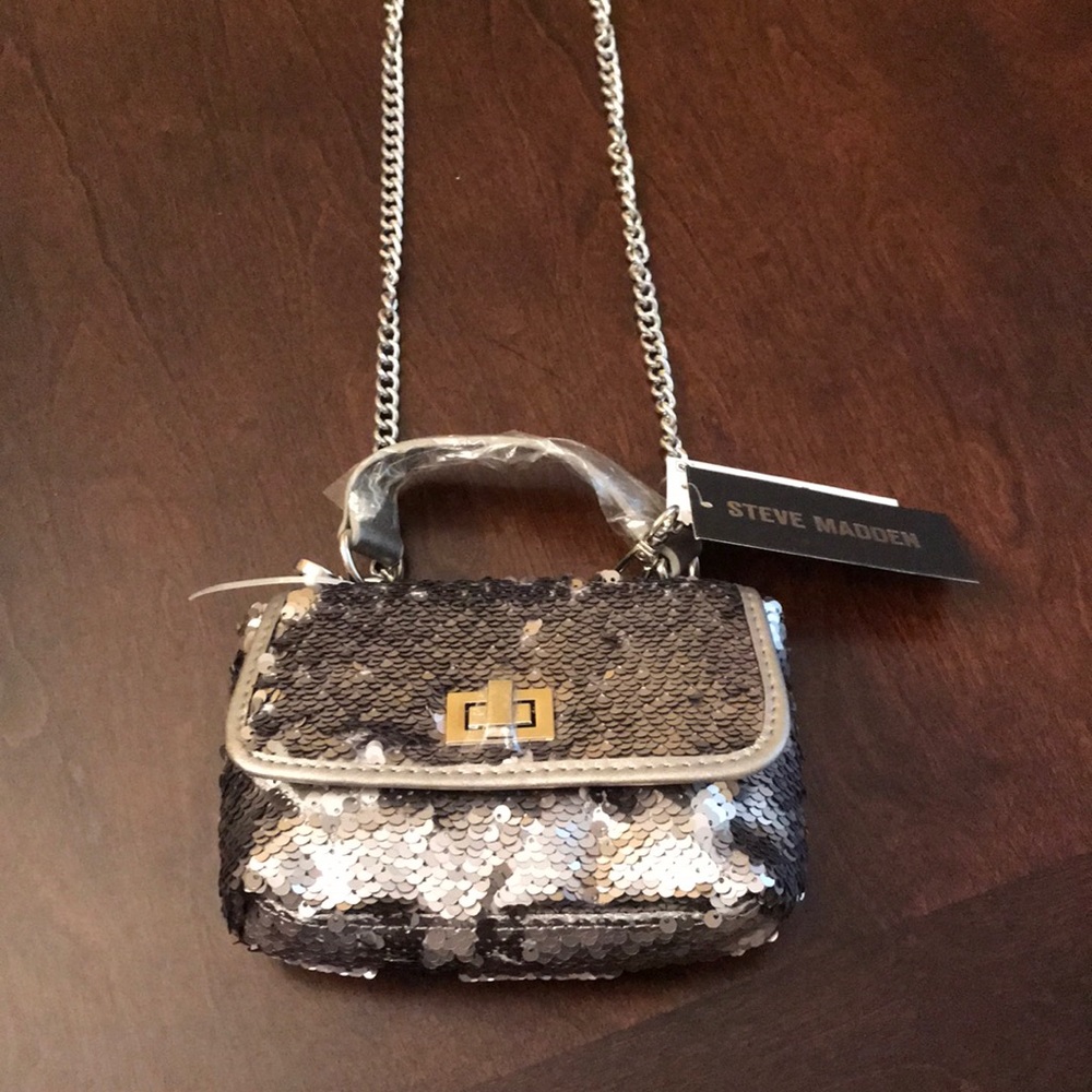 Steve Madden Sequined Mini Crossbody Bag